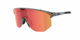 Sportbrille Bliz Hero, transparent, dunkelgrau/braun-rot verspiegelt