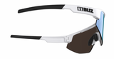 Bliz Matrix Sportbril Matte White/ Photochromic Nano Optics Brown Blue Mirror