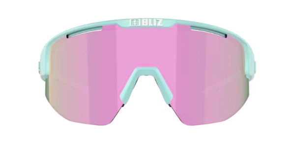 Bliz Matrix Small Sports Glasses Matte Pastel Mint/ Brown&amp;Rose Mirror