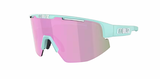 Bliz Matrix Kleine Sportbrille Mattpastellmint/Braun-Rose-Spiegel