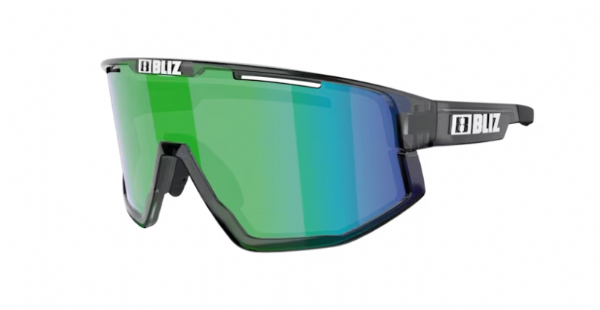 Bliz Fusion Sportbril Crystal Black/ Brown&Green Mirror