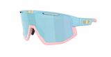 Bliz Fusion Sportbril Matte Pastel Blue/ Smoke-Iceblue Mirror