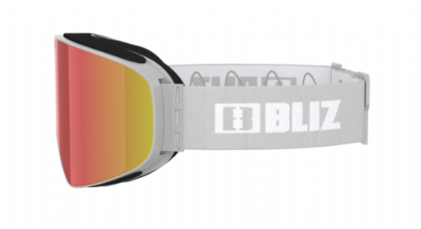 Bliz Flow Light Grey/ Brown Red lens