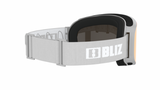 Bliz Flow Light Grey/ Brown Red lens