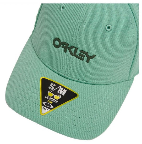 Oakley 6 Panel Stretch Metallic Hat/New Jade