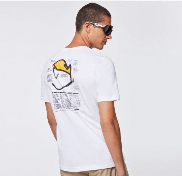 Oakley Heritage Eyeshade Tee/ White