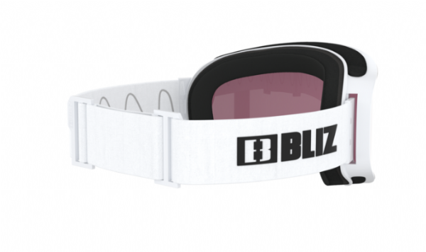 Bliz Flow Matte White/ Pink Silver Mirror