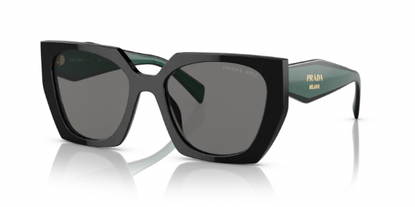 Prada OPR 15WS Black/Dark Gray Polarized