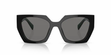 Prada OPR 15WS Black/Dark Gray Polarized