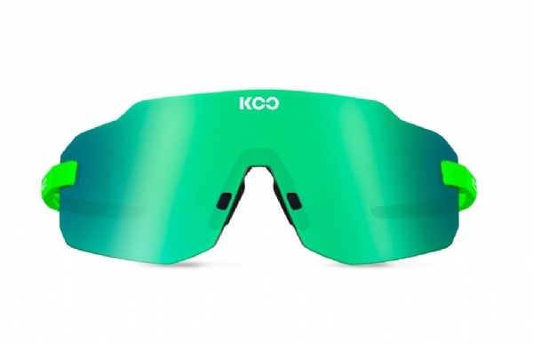 KOO Super Nova Kask Limettengrüner Spiegel