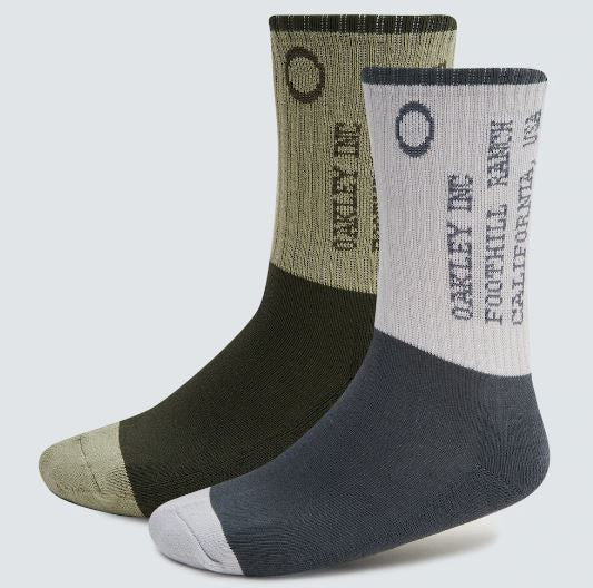 Oakley Iconic Socken (2 Stück)/Uniform Grey