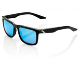 100% Blake Matte Black/ HiPER Iceberg Blue Mirror Lens