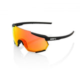 100% Racetrap Soft Tact Black/ HiPER Red Multilayer Mirror Lens + Clear Lens