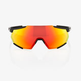 100% Racetrap Soft Tact Black/ HiPER Red Multilayer Mirror Lens + Clear Lens