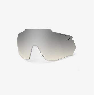 100% Racetrap Lens/ Low-Light Yellow Silver Mirror