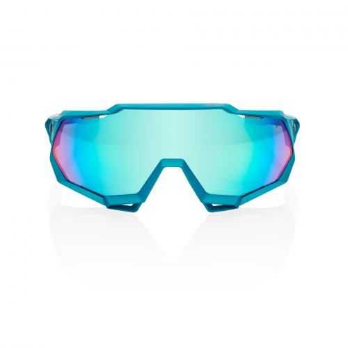 100% Speedtrap Peter Sagan LE Blue Topaz/ Blue Topaz Multilayer Mirror Lens + Clear Lens