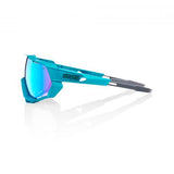 100% Speedtrap Peter Sagan LE Blue Topaz/ Blue Topaz Multilayer Mirror Lens + Clear Lens