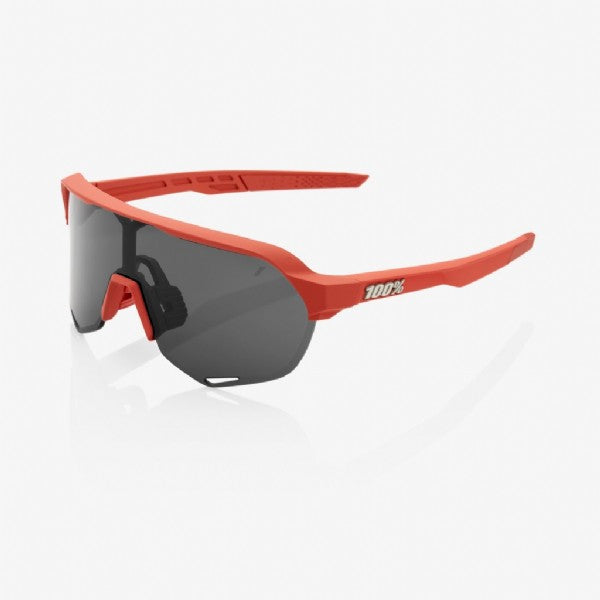 100% S2 Soft Tact Coral/ Smoke Lens + Clear Lens