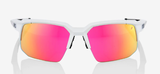 100% Sportcoupe Soft Tact Off White/ Purple Multilayer Mirror lens