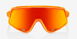 100 % Glendale Soft Tact Neon Orange/HiPER Red Multilayer Mirror Lens