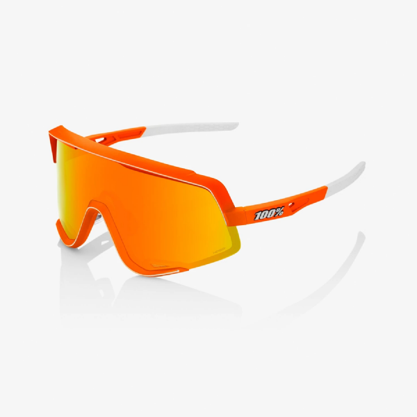 100% Glendale Soft Tact Neon Orange/ HiPER Red Multilayer Mirror Lens