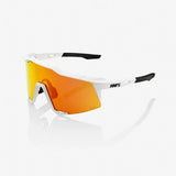 100% Speedcraft Soft Tact Off White/ HiPER Red Multilayer Mirror Lens + Clear Lens