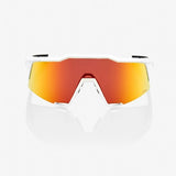 100% Speedcraft Soft Tact Off White/ HiPER Red Multilayer Mirror Lens + Clear Lens