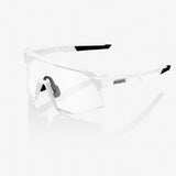 100% S3 Matte White/ HiPer Silver Mirror Lens + Clear Lens