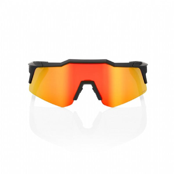 100% Speedcraft XS (extra small) Soft Tact Black/ HiPER Red Mulitlayer Mirror Lens + Clear Lens