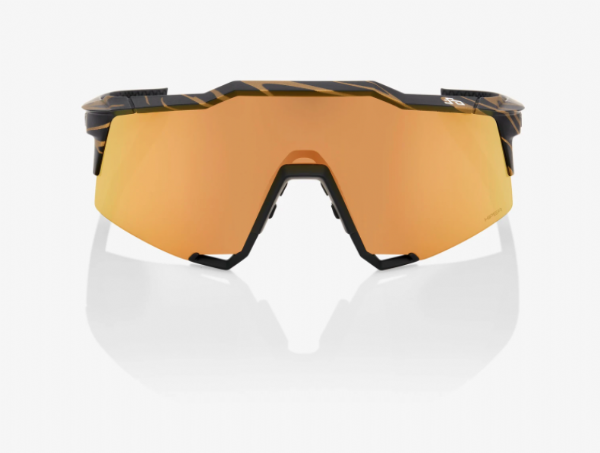 100% Speedcraft Peter Sagan Limited Edition Metallic Gold Flake/ HiPER Gold Mirror Lens & Clear lens