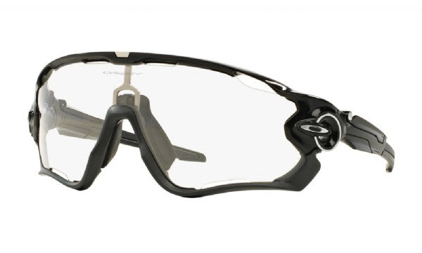 Oakley Jawbreaker Polished Black/Clear to Black Iridium Photochromic