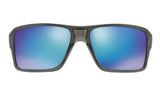 Oakley Double Edge Grey Smoke/ Prizm Sapphire Iridium Polarized