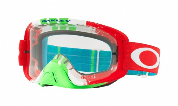 Oakley O Frame 2.0 MX Pinned Rade Red/ Green/ Clear