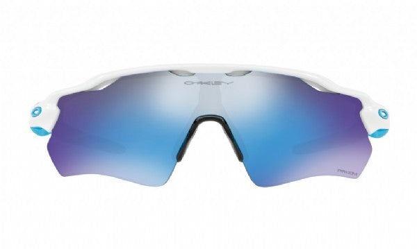 Oakley Radar EV Path Teamfarben Poliertes Weiß/Prizm Sapphire Iridium