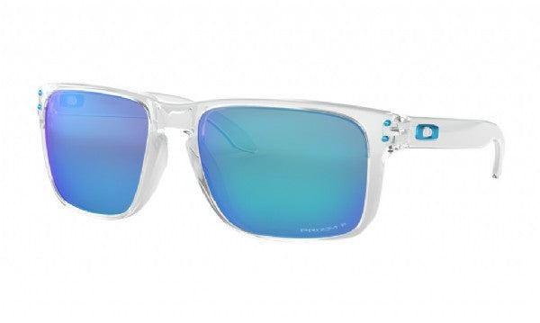 Oakley Holbrook XL Poliert Klar/Prizm Saphir Polarisiert