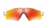 Oakley Radar EV Path Teamfarben Poliertes Weiß/Prizm Ruby