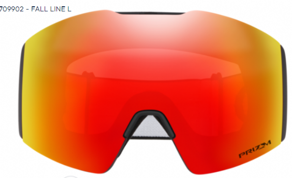 Oakley Fall Line L (groß) Mattschwarz / Prizm Snow Torch Iridium