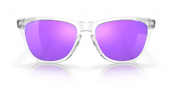 Oakley Frogskins Polished Clear/Prizm Violet Iridium