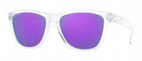 Oakley Frogskins Polished Clear/Prizm Violet Iridium