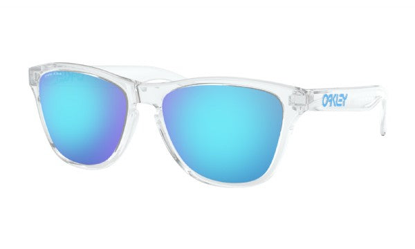 Oakley Frogskins XS (extra small) Polished Clear/ Prizm Sapphire Iridium