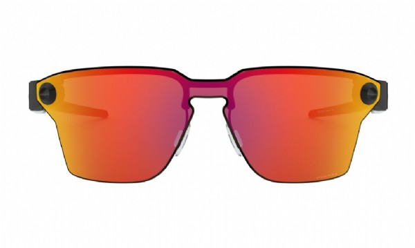 Oakley Lugplate Polished Black/ Prizm Ruby