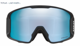 Oakley Line Miner L Factory Pilot Schwarz/Prizm Sapphire