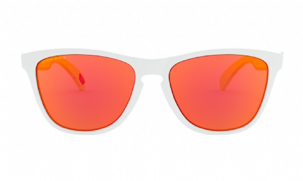 Oakley Frogskins Origins Matte White/ Prizm Ruby