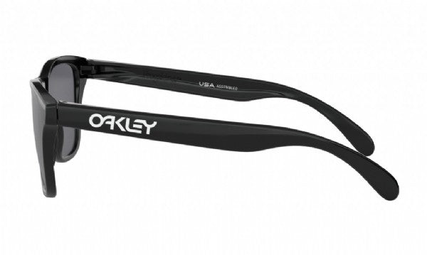 Oakley Frogskins XS (extra klein) Polished Black/Prizm Grey