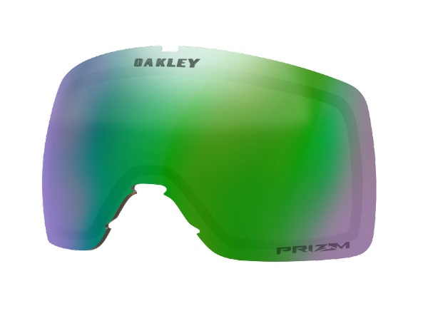 Oakley Flight Tracker S (extra klein) Schneeglas/Prizm Jade Iridium