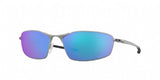 Oakley Whisker Satin Chrome/ Prizm Sapphire Polarized