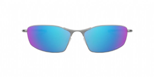 Oakley Whisker Satin Chrome/ Prizm Sapphire Polarized