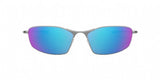 Oakley Whisker Satin Chrome/ Prizm Sapphire Polarized