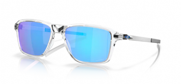 Oakley Wheel House, poliert, klar/Prizm Sapphire