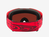 Oakley Fall Line M (mittel) Red Dynamic Flow/ Prizm Snow Black Iridium